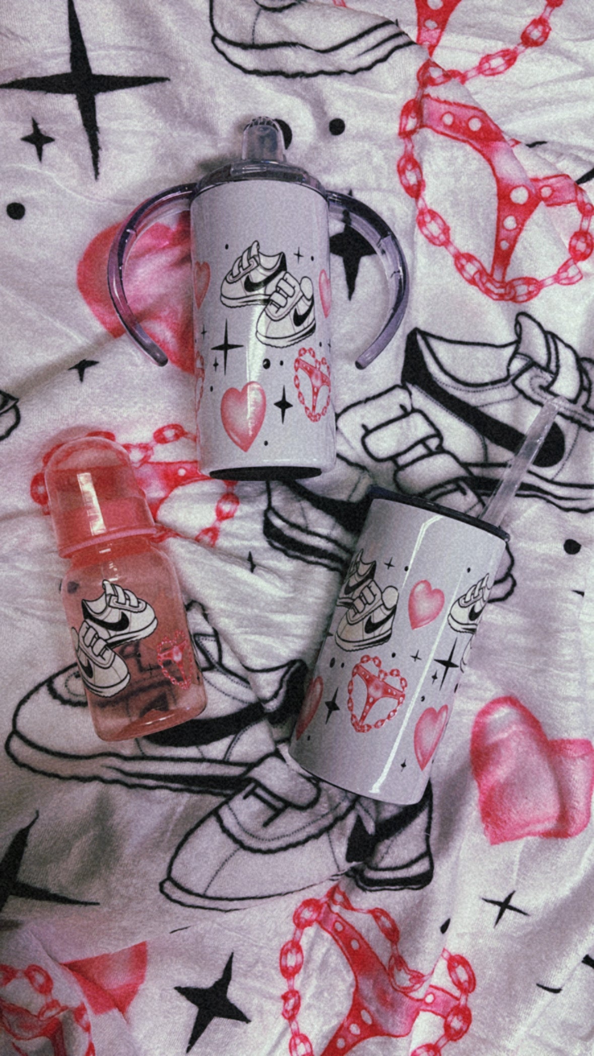 Blanket, Cup and Bottle - Gift Set